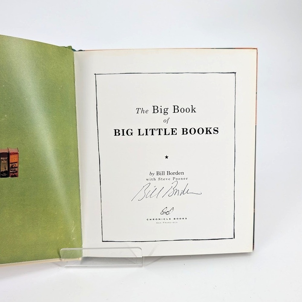 SIGNED Bill Borden The Big Book of Big Little Books Bill Borden Hardcover 1997 - Picture 4 of 7